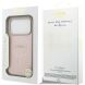 Защитный чехол Guess Saffiano Classic Logo MagSafe для iPhone 17 Pro (GUHMP17LPSAHMCP) - Pink (403271P). Фото 8 из 8
