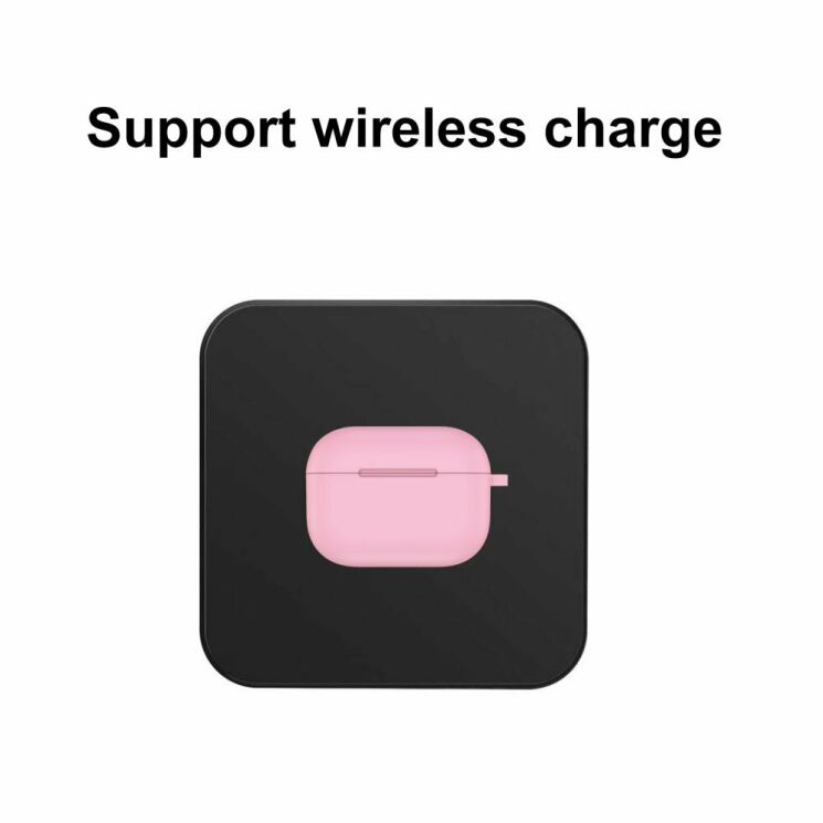Защитный чехол HAT PRINCE Silicone Protective Case для Apple AirPods Pro - Pink: фото 3 из 3
