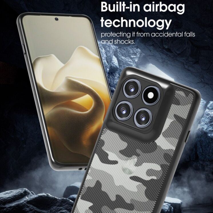 Захисний чохол IBMRS Military для Motorola Edge 60 Pro - Grid Camouflage: фото 6 з 7