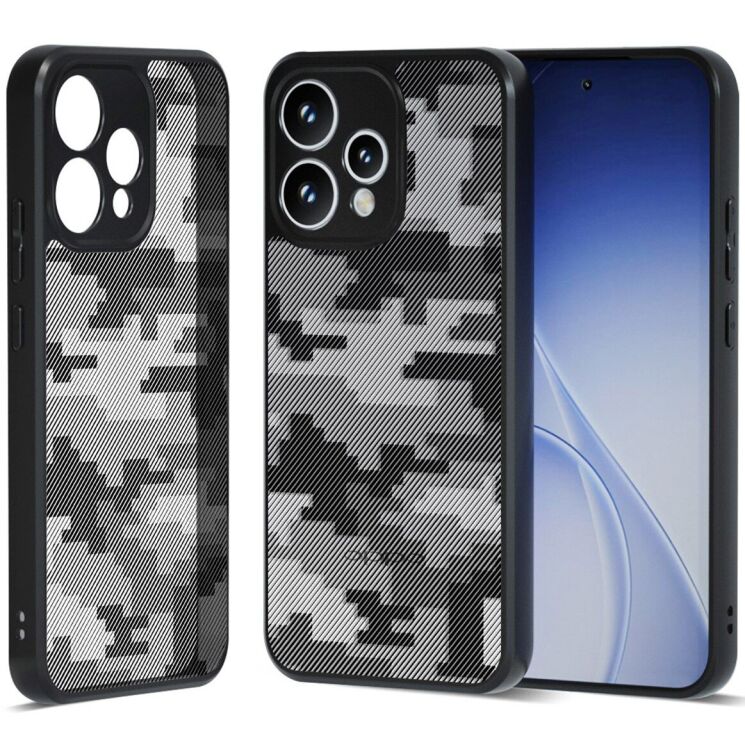 Захисний чохол IBMRS Military для OPPO Reno 15 - Grid Camouflage: фото 1 з 7