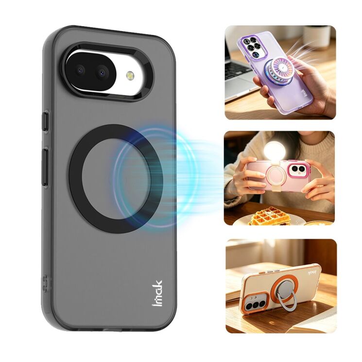 Защитный чехол IMAK Candy Series Magnetic для Google Pixel 10a - Black: фото 9 из 9