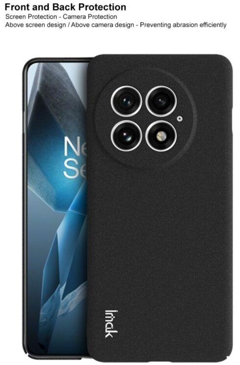 Защитный чехол IMAK Cowboy Hard Shell для OnePlus 13 - Matte Black: фото 8 из 9
