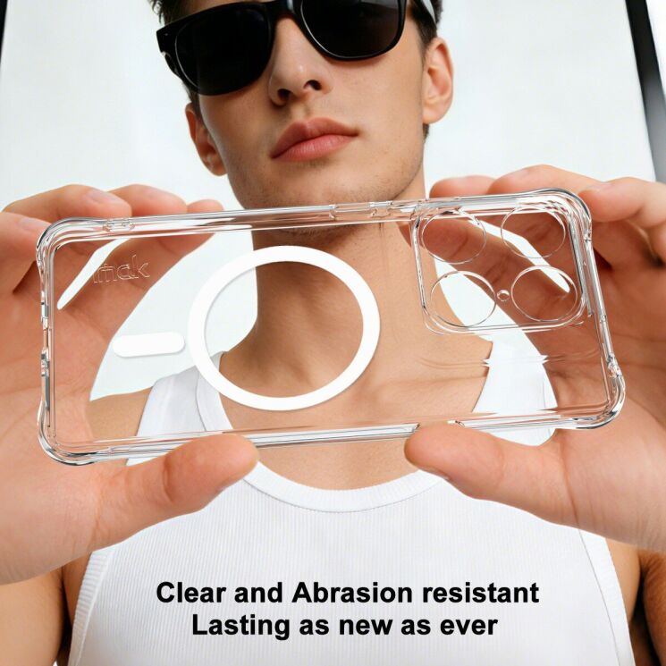 Захисний чохол IMAK Space Shield MagSafe для Motorola Signature - Transparent: фото 4 з 10