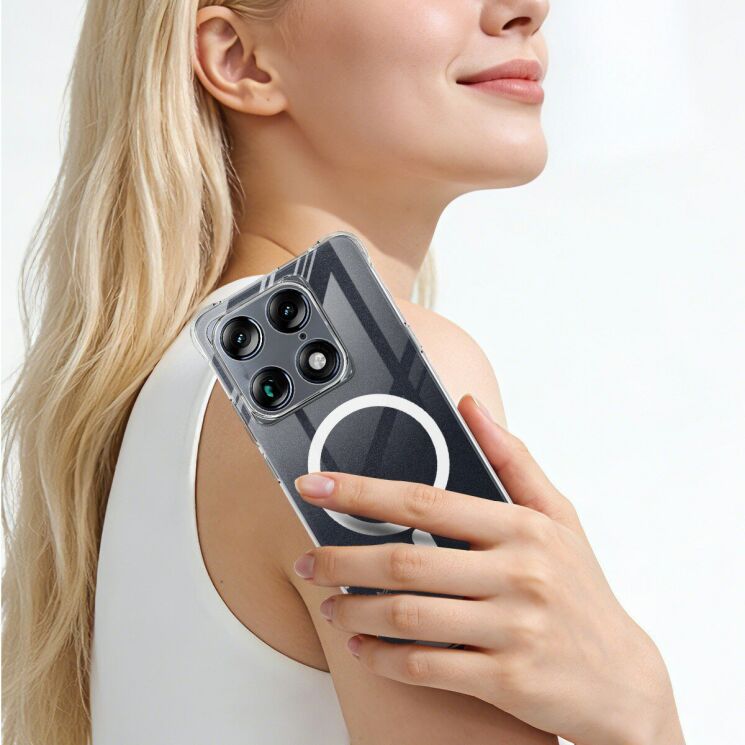 Захисний чохол IMAK Space Shield MagSafe для Motorola Signature - Transparent: фото 9 з 10