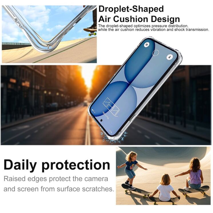 Захисний чохол IMAK Space Shield MagSafe для Nothing Phone (4a) - Transparent (411302T) Захисний чохол IMAK Space Shield MagSafe для Nothing Phone (4a) - Transparent: фото 7 з 10