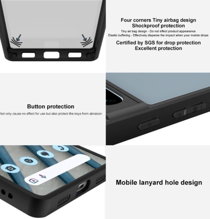 Защитный чехол IMAK UX-9B Series with MagSafe для Honor Magic 7 Pro - Black: фото 12 из 12