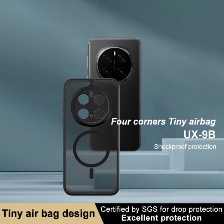 Защитный чехол IMAK UX-9B Series with MagSafe для Honor Magic 7 Pro - Black: фото 6 из 12
