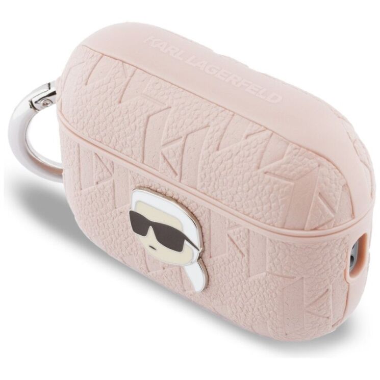 Защитный чехол Karl Lagerfeld Monogram Karl Head для AirPods Pro 3 (KLAP3PGKIPP) - Pink (390183P) Защитный чехол Karl Lagerfeld Monogram Karl Head для AirPods Pro 3 (KLAP3PGKIPP) - Pink: фото 2 из 4