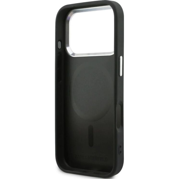Захисний чохол Karl Lagerfeld Point & Karl Sketch MagSafe для iPhone 17 Pro Max (KLHMP17X6PCKPRK) - Black: фото 7 з 8