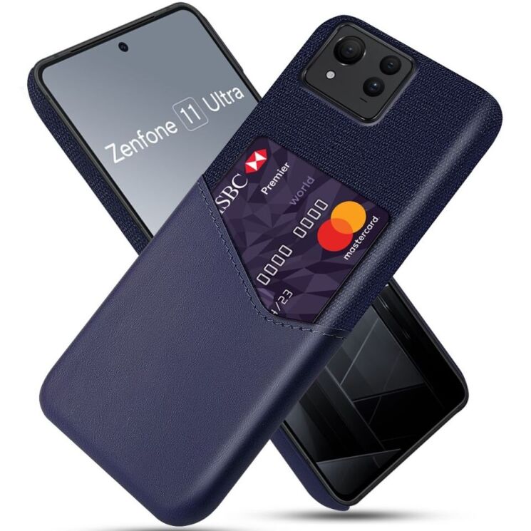 Защитный чехол KSQ Business Pocket для ASUS Zenfone 11 Ultra - Blue: фото 1 из 4