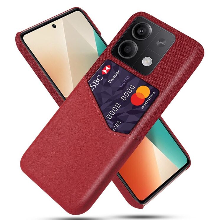 Защитный чехол KSQ Business Pocket для Xiaomi Redmi Note 13 5G - Red: фото 1 из 4