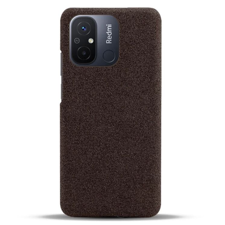 Защитный чехол KSQ Cloth Style для Xiaomi Redmi 12C - Brown: фото 2 из 5