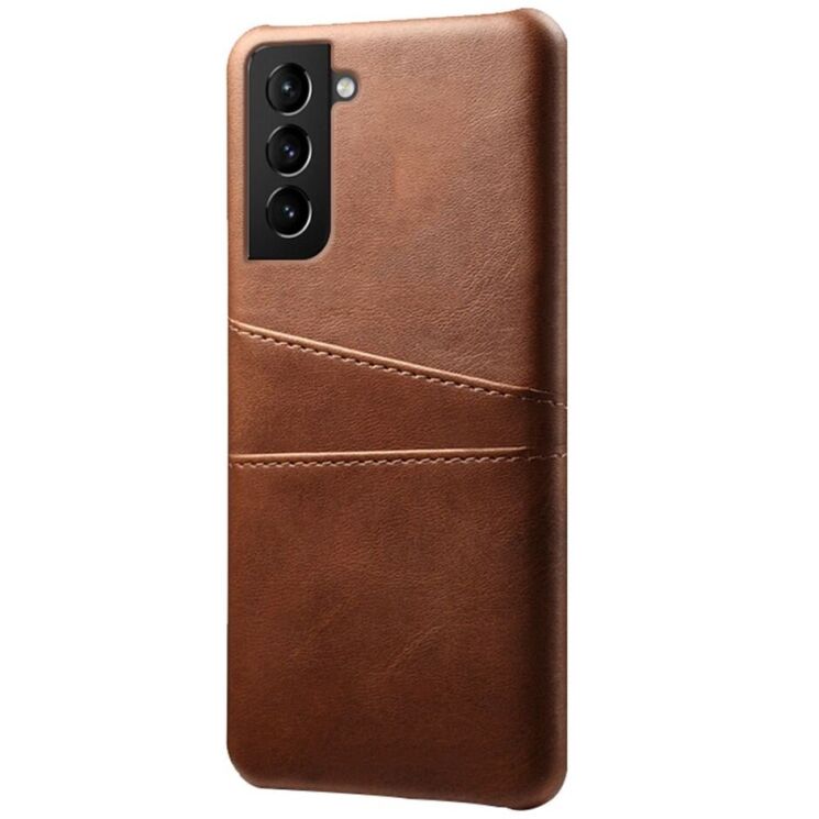 Защитный чехол KSQ Pocket Case для Samsung Galaxy S21 FE (G990) - Brown: фото 2 из 6