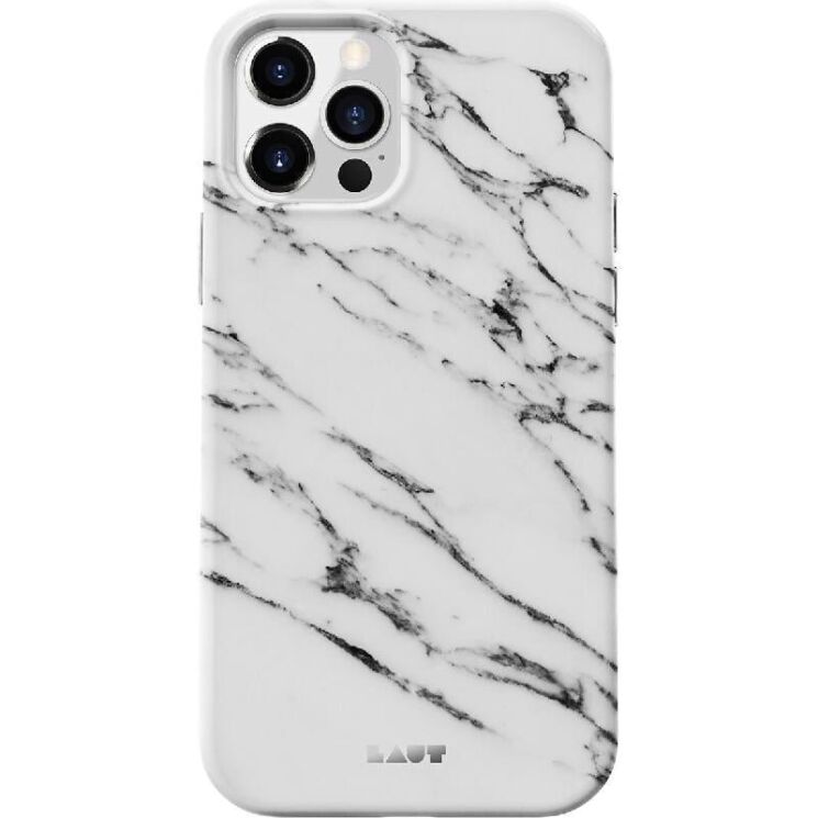 Защитный чехол Laut Huex Elements для Apple iPhone 12 / 12 Pro - Marble White: фото 3 из 3
