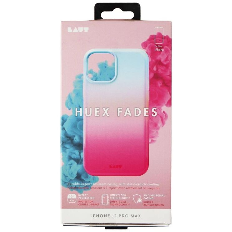 Защитный чехол Laut Huex Fades для Apple iPhone 12 Pro Max (LIP20LHXFSU) - Summer Blue Pink: фото 3 из 6