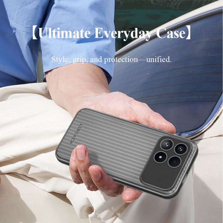 Защитный чехол LEREACH TOC Series для Xiaomi Poco F8 Pro - Black: фото 9 из 10