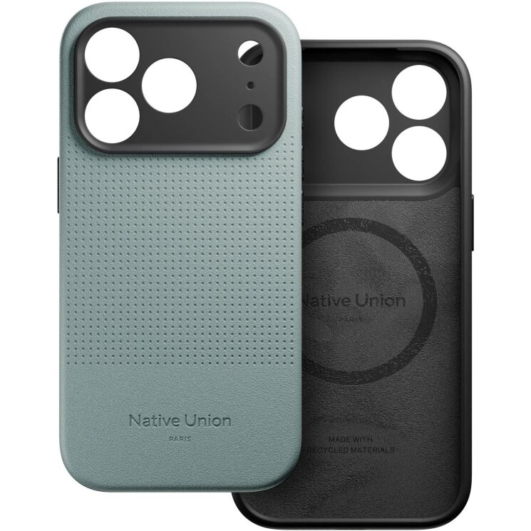 Защитный чехол Native Union Active для iPhone 17 Pro (ACTCSE-GRN-NP25P) - Slate Green: фото 3 из 15