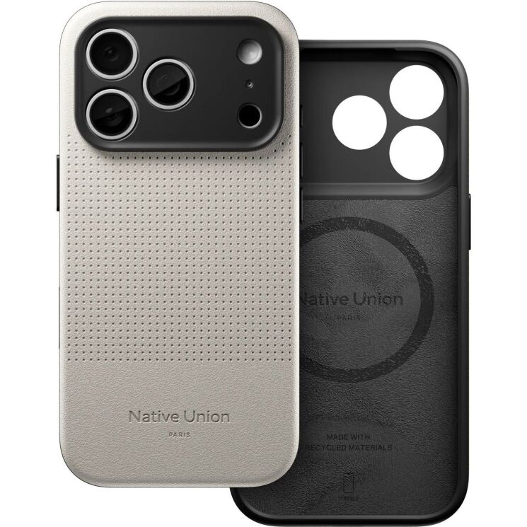 Захисний чохол Native Union Active для iPhone 18 Pro (ACTCSE-SAN-NP26P) - Sandstone: фото 1 з 12