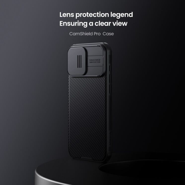 Защитный чехол NILLKIN CamShield Pro для Apple iPhone 16 Pro - Green: фото 6 из 18