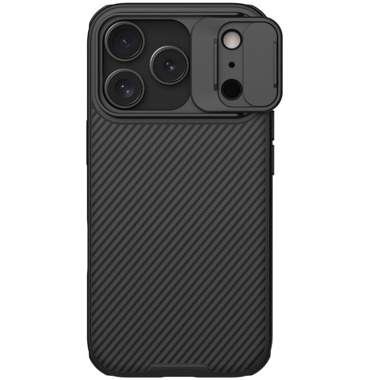 Захисний чохол NILLKIN CamShield Pro (with MagSafe Support) для Apple iPhone 17 Pro - Black: фото 1 з 18