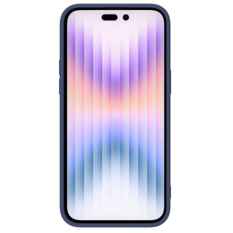 Захисний чохол NILLKIN CamShield Silky Silicone Case для Apple iPhone 14 Pro Max - Blue: фото 2 з 13