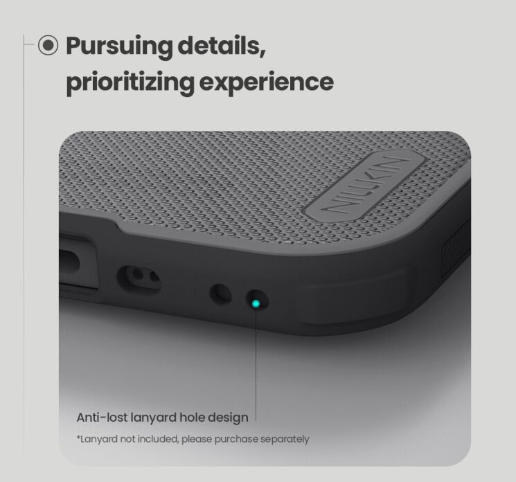 Защитный чехол NILLKIN Super Frosted Shield Pro Magnetic для iPhone Air - Black: фото 15 из 20