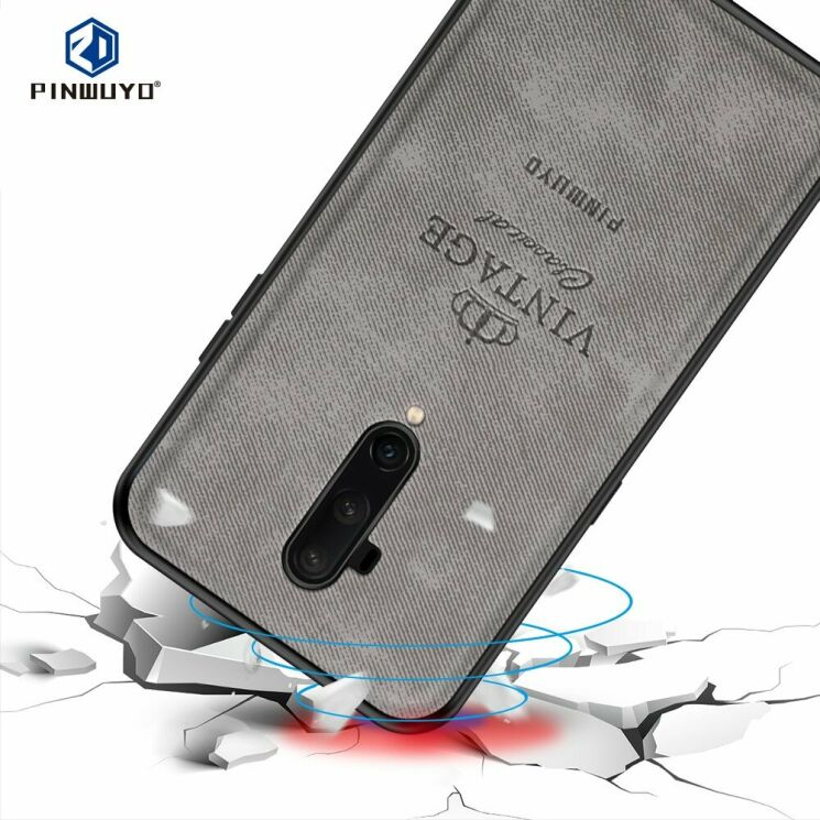 Захисний чохол PINWUYO Vintage Series для OnePlus 7T Pro - Grey: фото 2 з 14