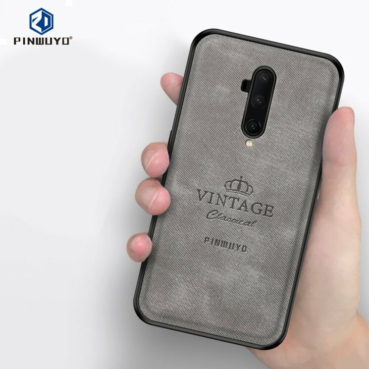 Захисний чохол PINWUYO Vintage Series для OnePlus 7T Pro - Grey: фото 3 з 14