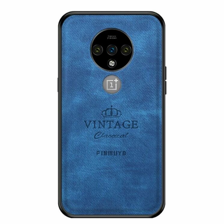 Защитный чехол PINWUYO Vintage Series для OnePlus 7T - Blue: фото 1 из 15