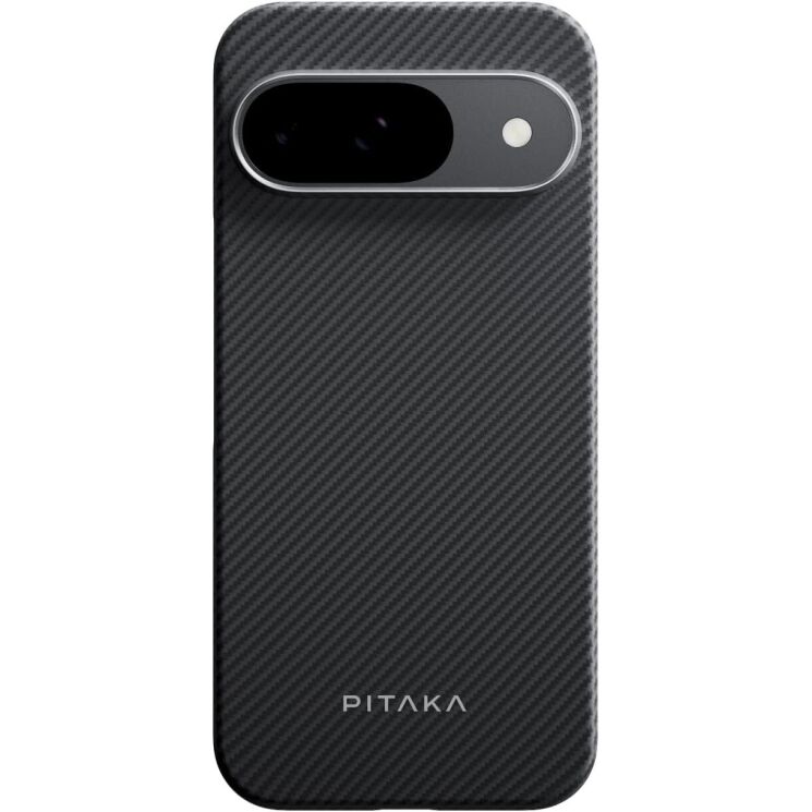 Защитный чехол Pitaka Ultra-Slim Case для Google Pixel 9 / 9 Pro (GPB2401) - 600D Black / Grey: фото 2 из 10