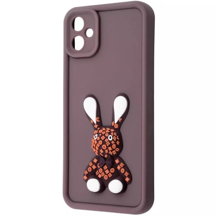 Захисний чохол Pretty Things Case для Samsung Galaxy A06 (A065) - Brown / Rabbit: фото 1 з 7