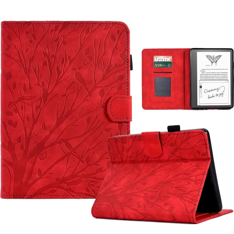 Защитный чехол Reframe Branches Case для Amazon Kindle 11th (2022/2024) - Red: фото 1 из 10