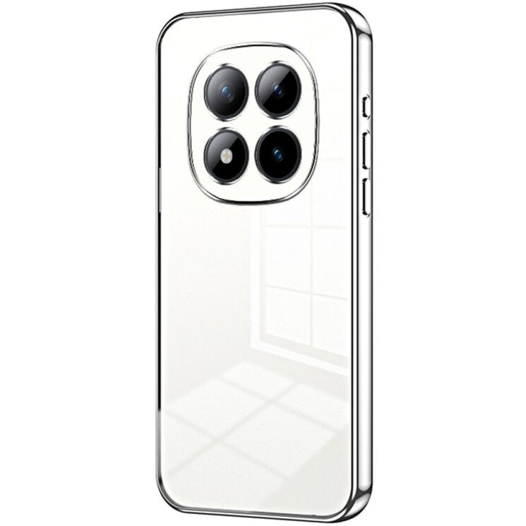 Защитный чехол Reframe Electroplating Frame для Xiaomi Redmi Note 15 Pro Plus / Poco M8 Pro 5G - Silver: фото 1 из 7