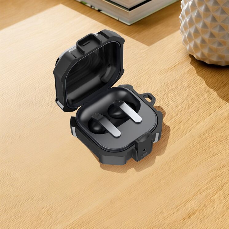 Защитный чехол Reframe Obliq для Samsung Galaxy Buds 4 / Buds 4 Pro - Black: фото 2 из 8