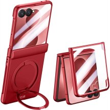 Защитный чехол Reframe Ring Stand Case для Samsung Galaxy Flip 8 - Red: фото 1 из 9