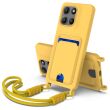 Защитный чехол Reframe Silicone Holder для Motorola Moto G77 / G67 - Yellow (406841Y)