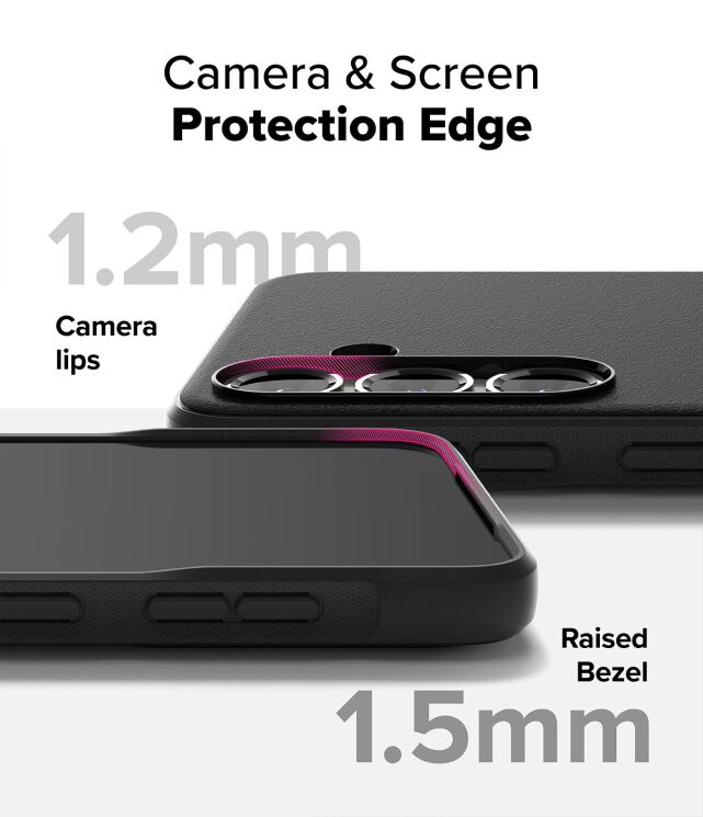 Защитный чехол Ringke Onyx Magnetic (FP) для Samsung Galaxy S25 Plus (S936) 8800274968769 - Black: фото 10 из 17