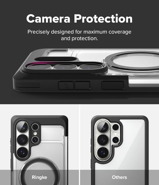 Защитный чехол Ringke UX Magnetic для Samsung Galaxy S26 Ultra (S948) 8800328814813 - Clear (406244B) Защитный чехол Ringke UX Magnetic для Samsung Galaxy S26 Ultra (S948) 8800328814813 - Clear: фото 14 из 21