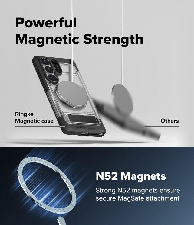 Защитный чехол Ringke UX Magnetic для Samsung Galaxy S26 Ultra (S948) 8800328814813 - Clear (406244B) Защитный чехол Ringke UX Magnetic для Samsung Galaxy S26 Ultra (S948) 8800328814813 - Clear: фото 11 из 21