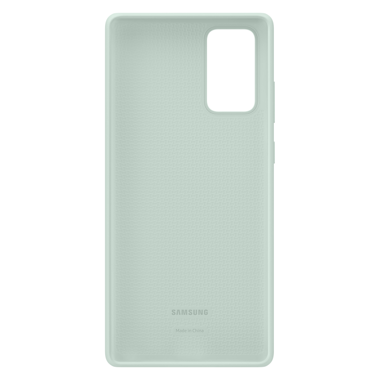 Захисний чохол Silicone Cover для Samsung Galaxy Note 20 (N980) EF-PN980TMEGRU - Mint: фото 4 з 5