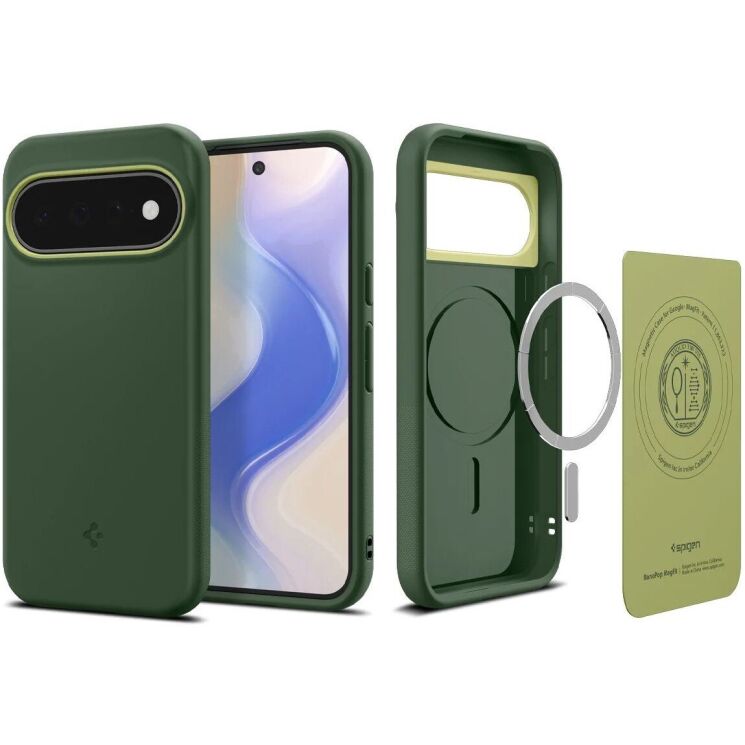 Захисний чохол Spigen Nano Pop (MagFit) для Google Pixel 11 (ACS11446) - Green: фото 1 з 13