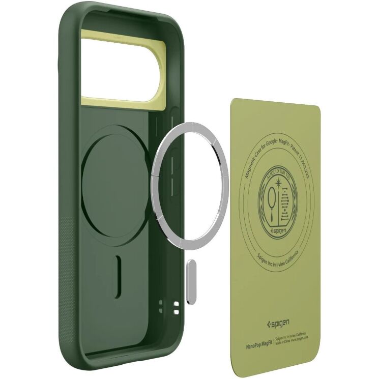 Захисний чохол Spigen Nano Pop (MagFit) для Google Pixel 11 (ACS11446) - Green: фото 5 з 13