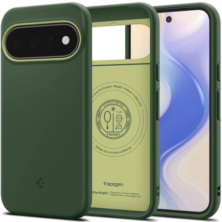 Захисний чохол Spigen Nano Pop (MagFit) для Google Pixel 11 (ACS11446) - Green: фото 2 з 13