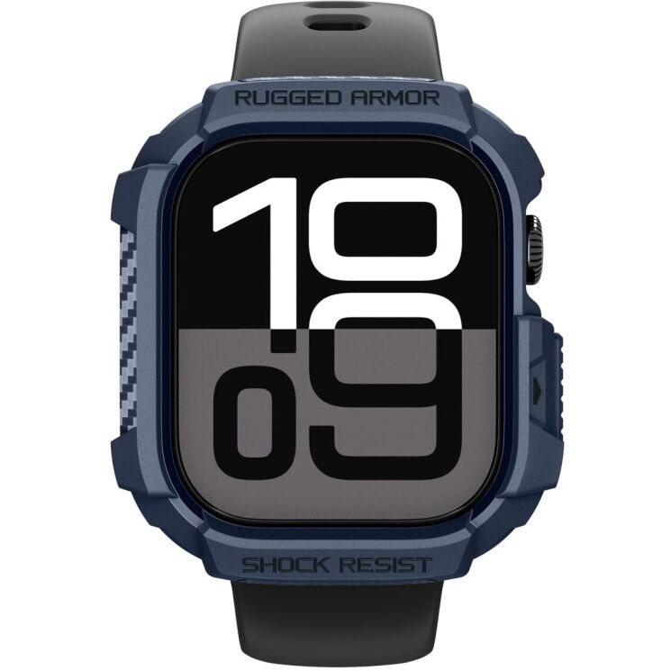 Захисний чохол Spigen Rugged Armor 2 для Apple Watch 10 / 11 42 mm (ACS10492) - Navy Blue: фото 8 з 16