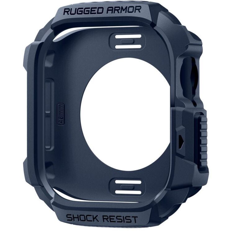 Захисний чохол Spigen Rugged Armor 2 для Apple Watch 10 / 11 42 mm (ACS10492) - Navy Blue: фото 4 з 16