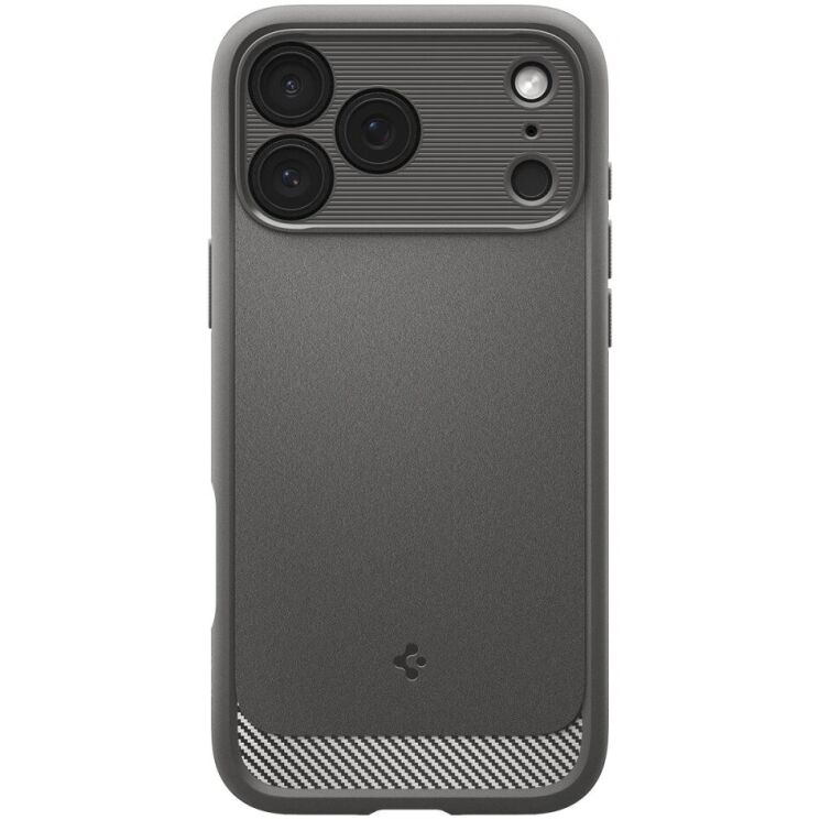 Защитный чехол Spigen Rugged Armor (MagFit) для iPhone 18 Pro Max (ACS12110) - Grey: фото 3 из 10