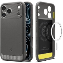 Защитный чехол Spigen Rugged Armor (MagFit) для iPhone 18 Pro Max (ACS12110) - Grey: фото 1 из 10