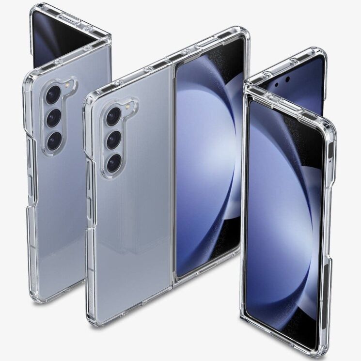 Захисний чохол Spigen (SGP) Crystal Hybrid (FF) для Samsung Galaxy Fold 5 (ACS06224) - Transparent: фото 11 з 14