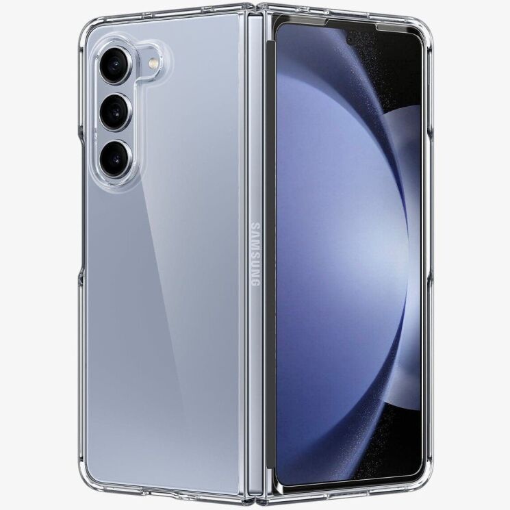 Захисний чохол Spigen (SGP) Crystal Hybrid (FF) для Samsung Galaxy Fold 5 (ACS06224) - Transparent: фото 4 з 14