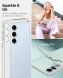 Защитный чехол Spigen (SGP) Liquid Crystal Glitter для Samsung Galaxy S24 FE (S721) ACS08617 - Crystal Quartz (375102C). Фото 12 из 16